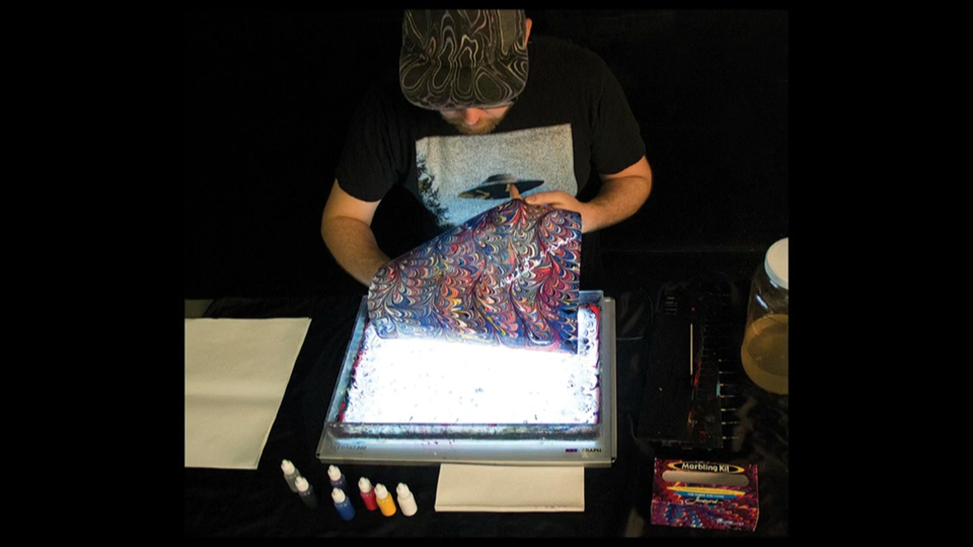 A Visual Guide to Marbling with Jacquard Marbling Kit