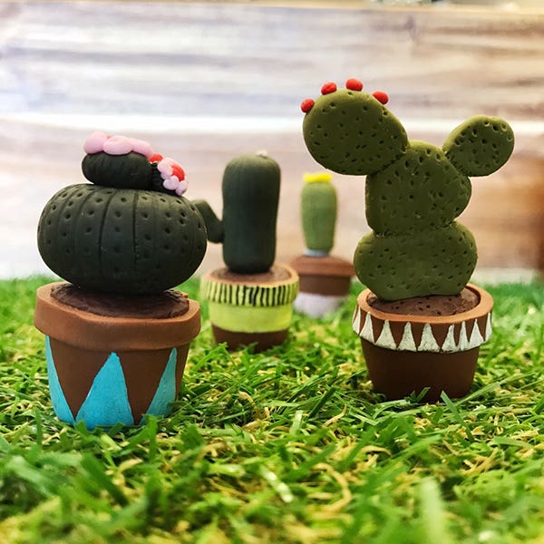 How to Make Mini Cactuses with STAEDTLER FIMO Clay