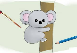 How To Draw a Koala - Easy Step By Step Guide for Kids