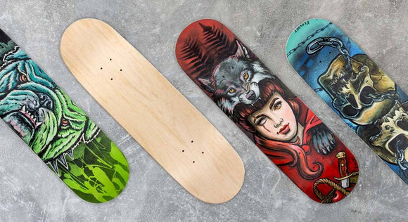 Skateboard Deck | How To Paint & Decorate Your Skateboard Deck