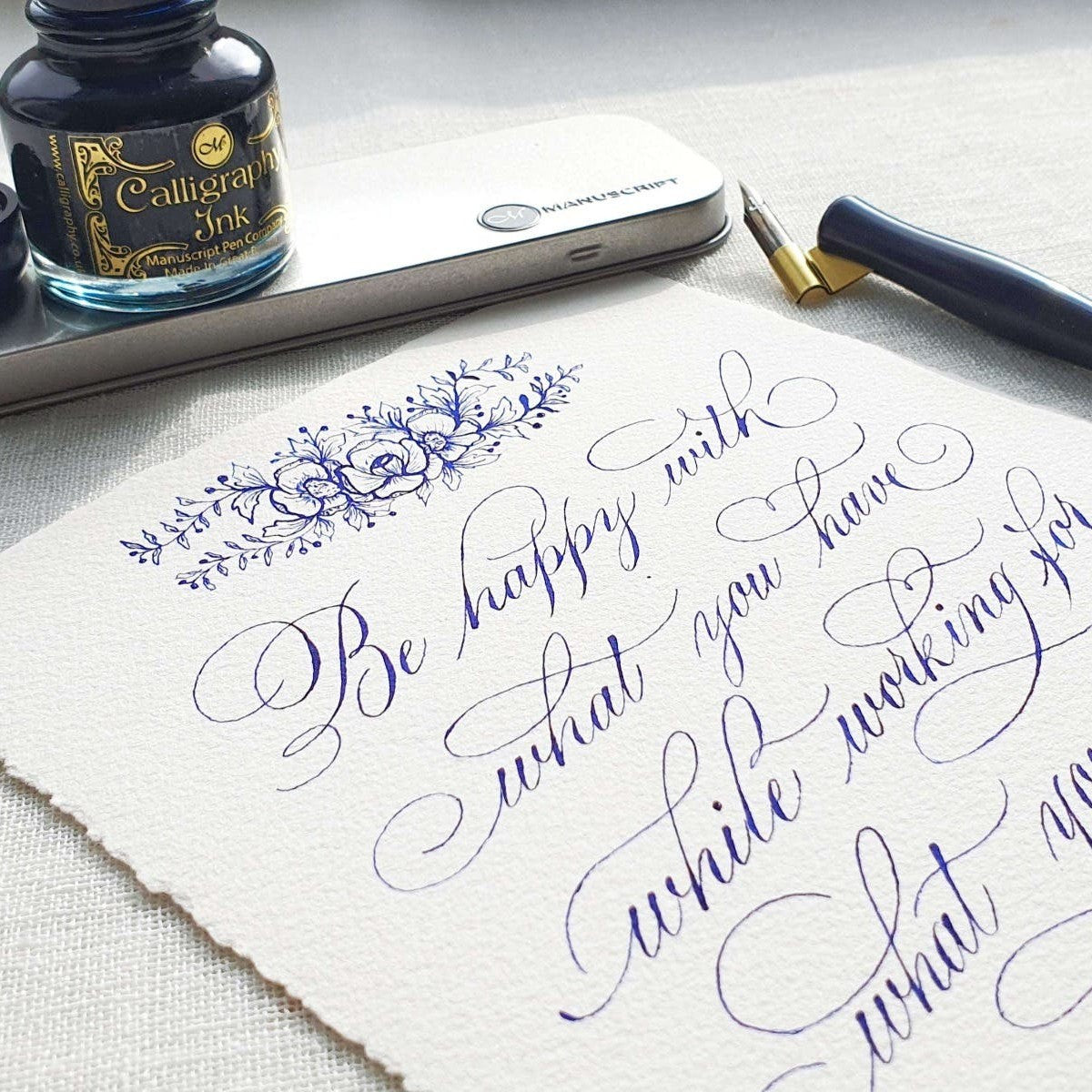 Copperplate Flourished Illustration Tutorial