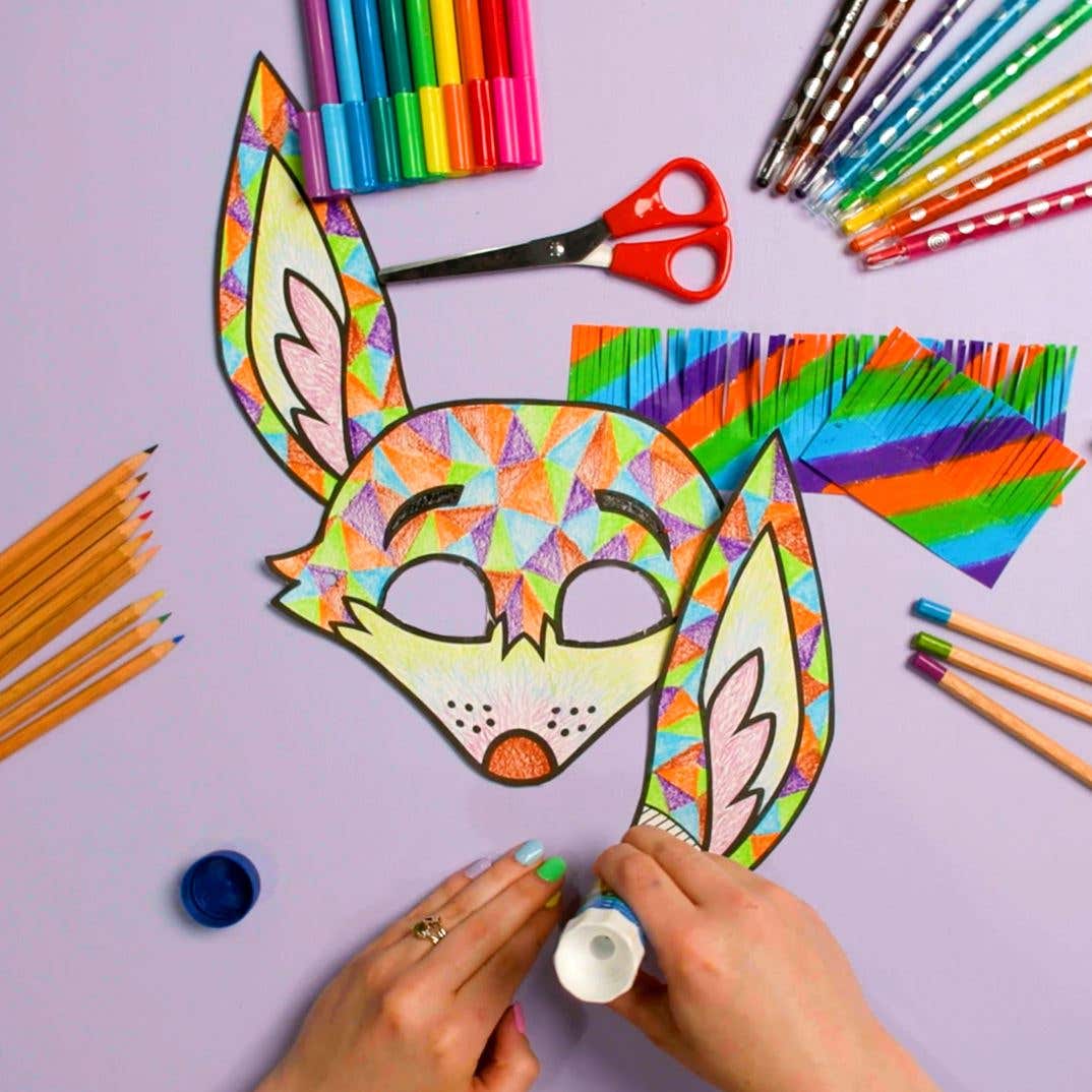 Rainbow Easter Bilby Mask