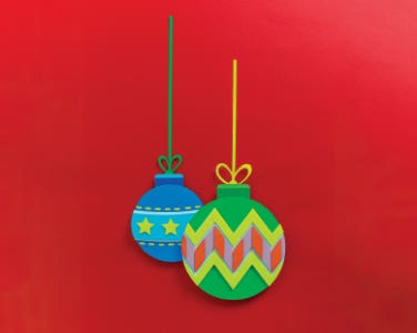 Christmas Bauble Papercraft Project