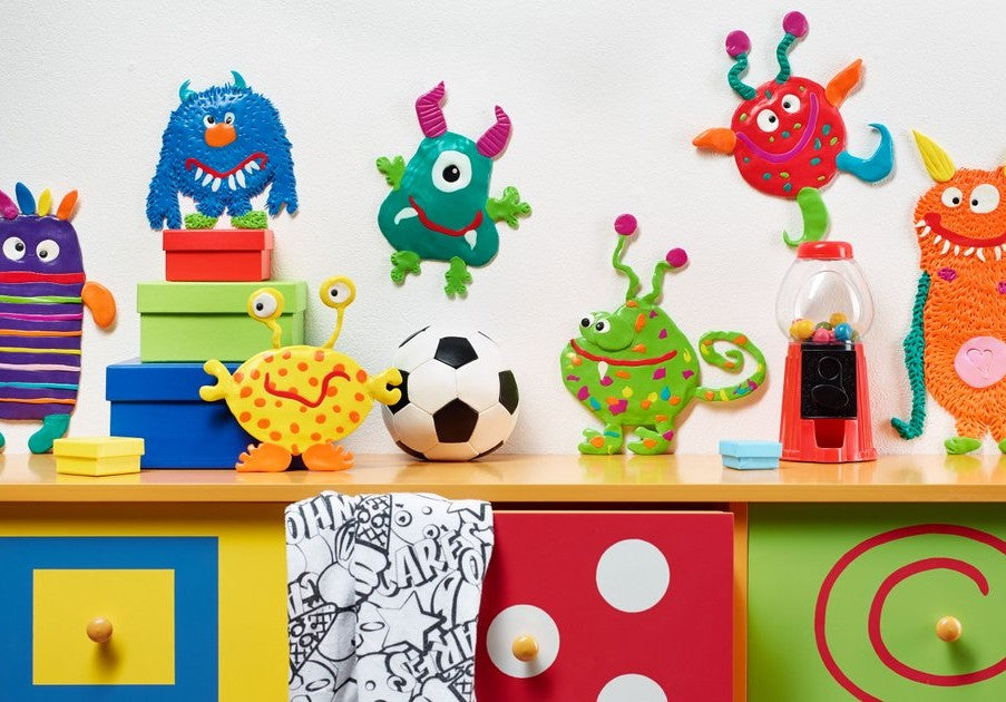 Cool Monsters made with FIMO Clay