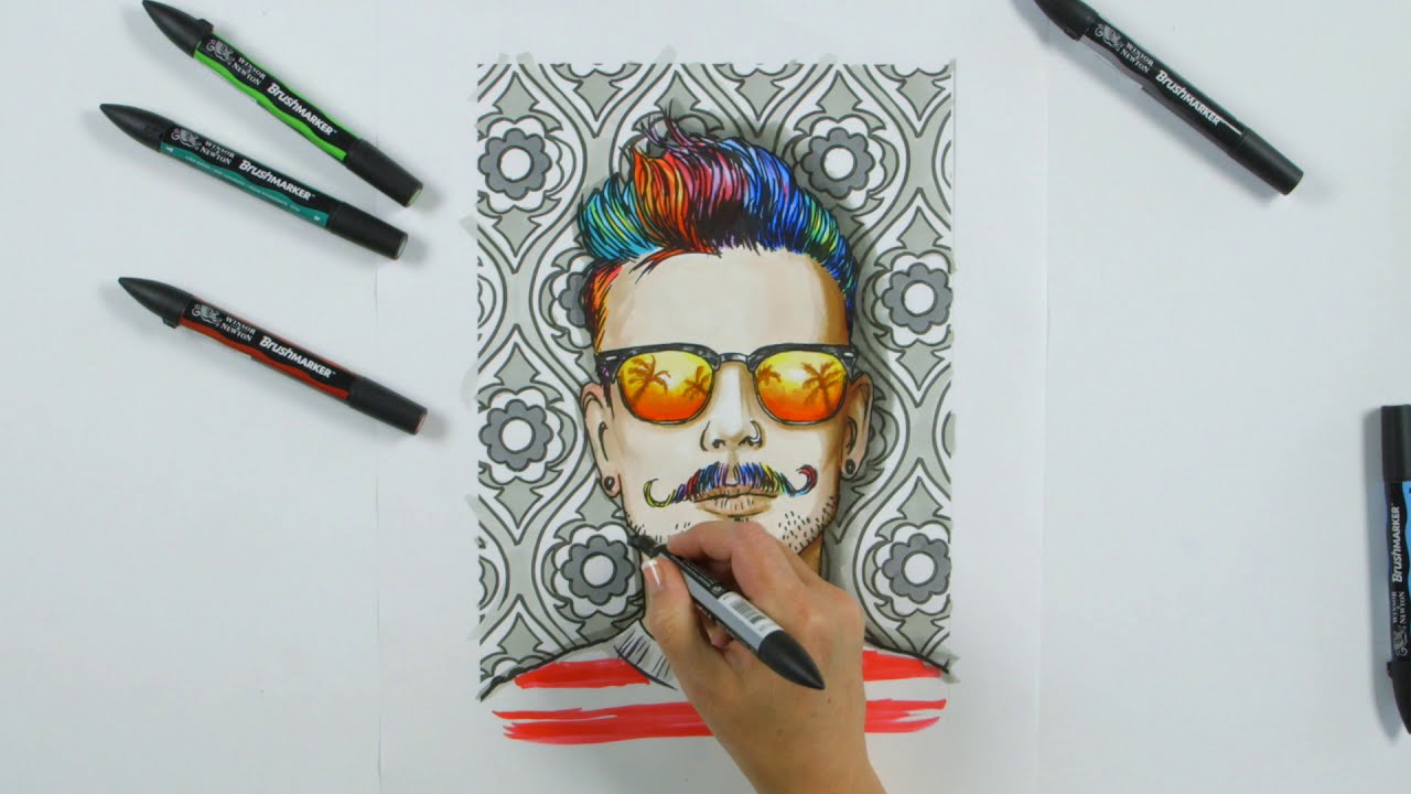 Winsor & Newton BrushMarker Tutorial