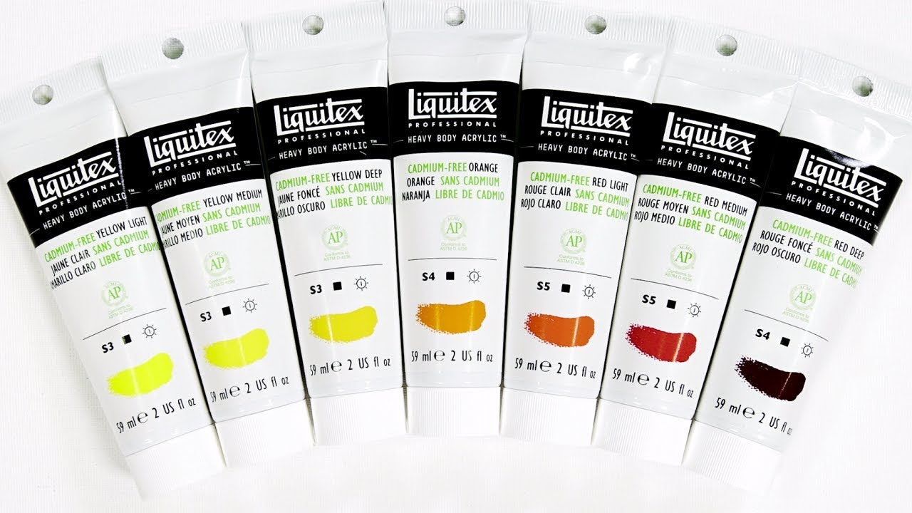 Liquitex Cadmium-Free Acrylics | Performance Test