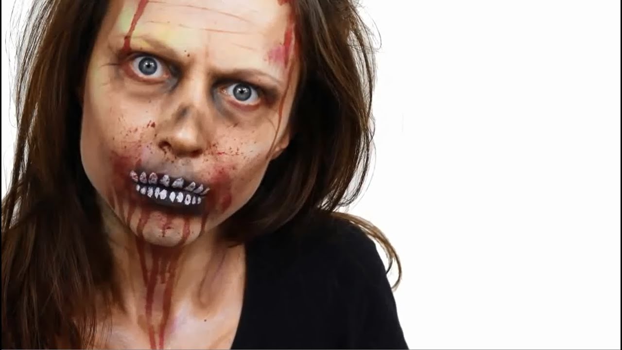 Zombie Face Paint: Easy Zombie Face Painting Tutorial
