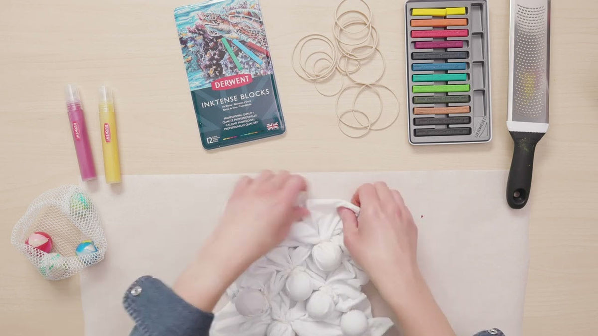 Derwent Inktense Blocks Tie-Dye Tutorial