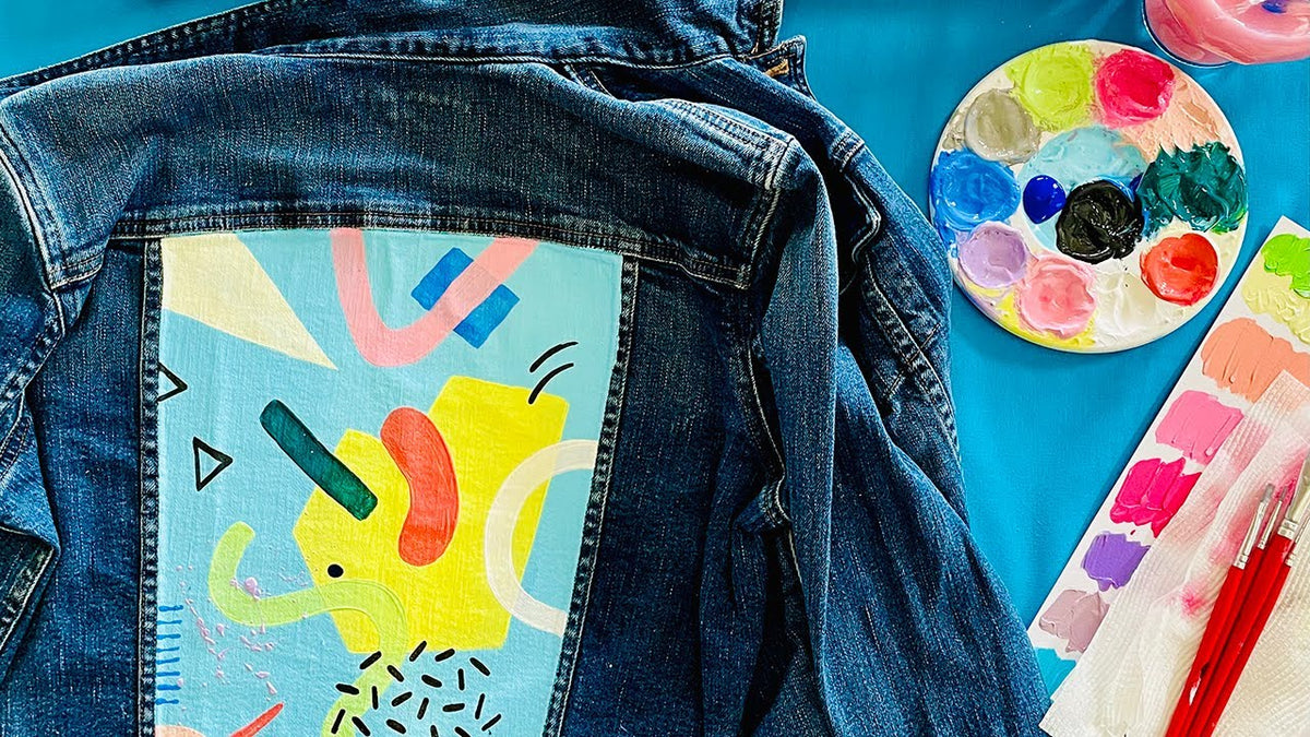 Denim Jacket Painting Tutorial