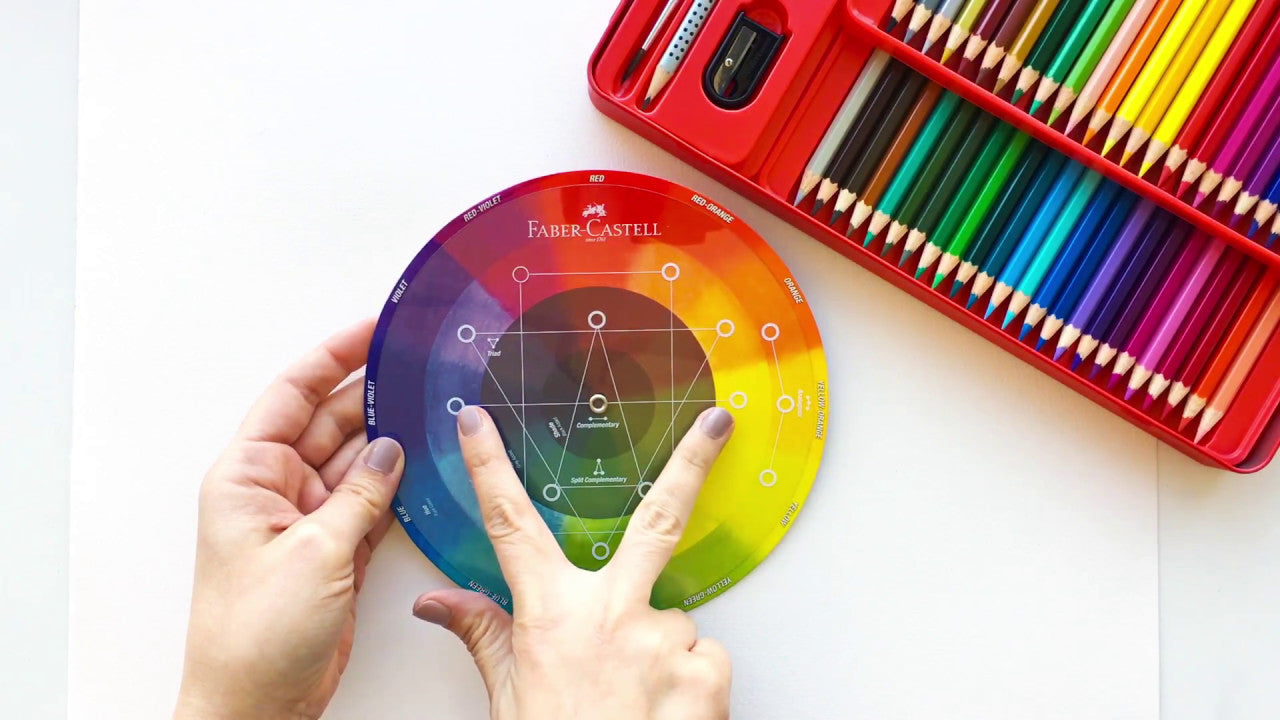 How to use the Watercolour Wheel by Faber-Castell - 48 Colours