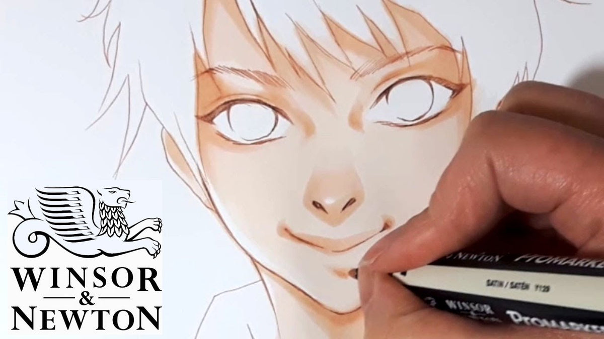 Skin Colouring with Winsor & Newton Promarker