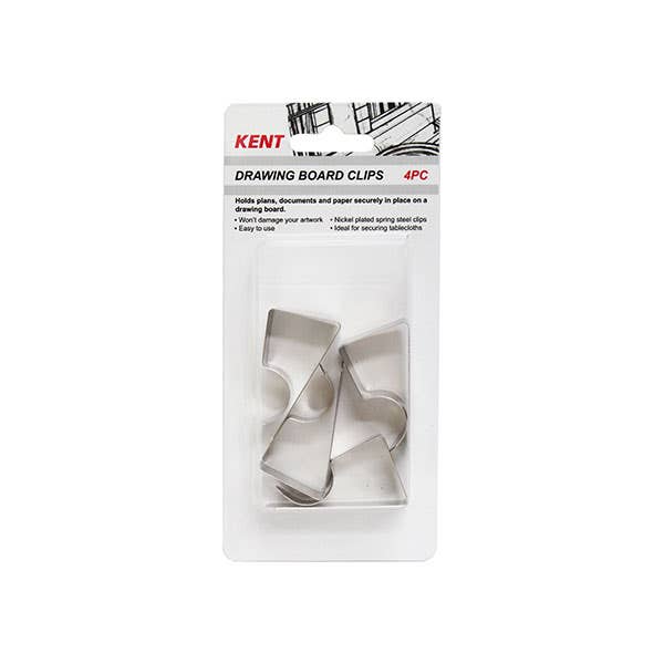 Kent Drawing Board Clip Pack 4