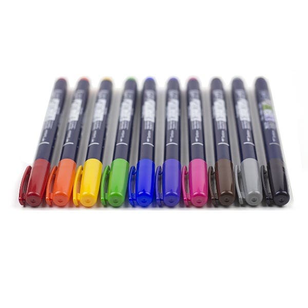 Tombow Fudenosuke Colour Pens