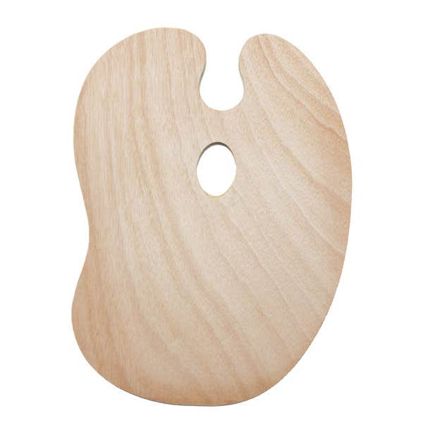Jasart Natural Wooden Painting Palettes
