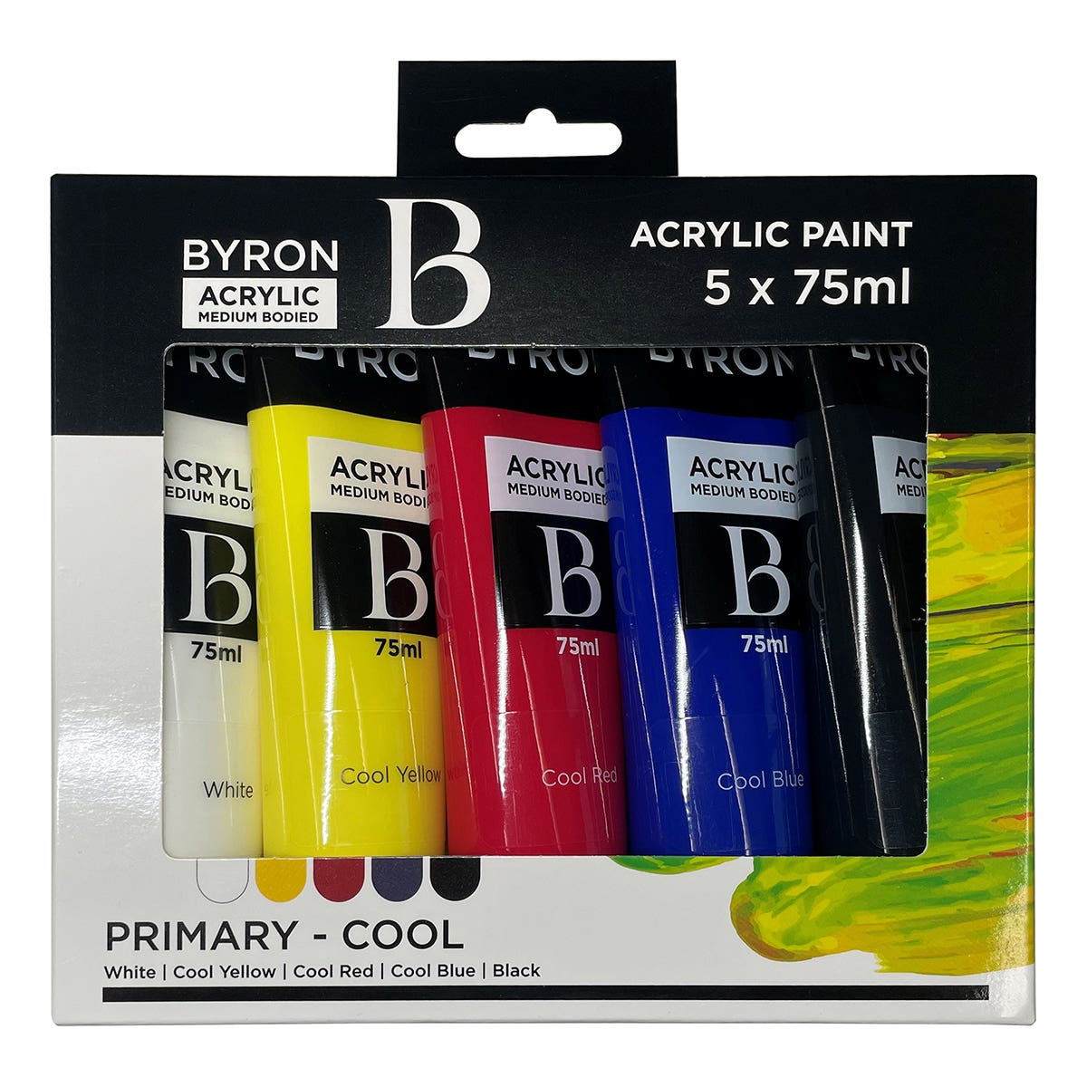 Byron Acrylic Primary Paint 75ml Sets