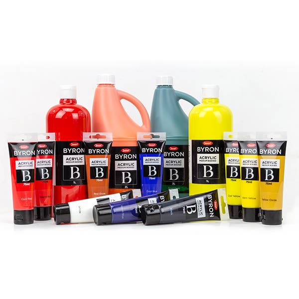 Byron Acrylic Paints 2 Litre
