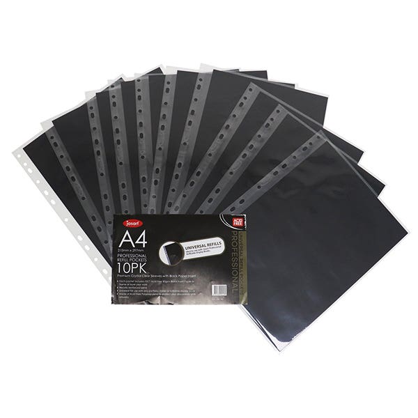 Jasart Professional Refillable Display Folder Sleeves