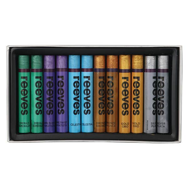 Reeves Oil Pastel Metallic Set
