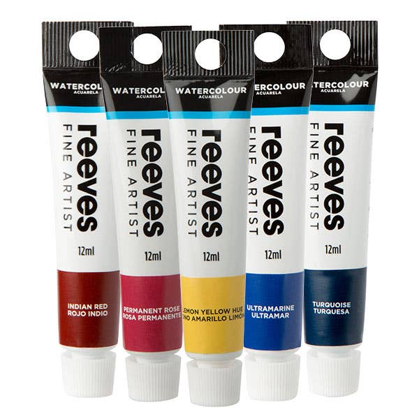 Reeves Fine Artist Watercolour Paints 12ml