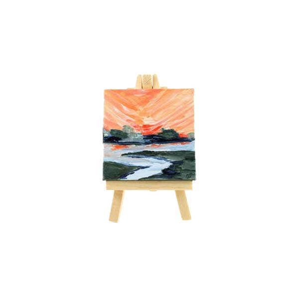 Jasart Mini Easel with Canvas