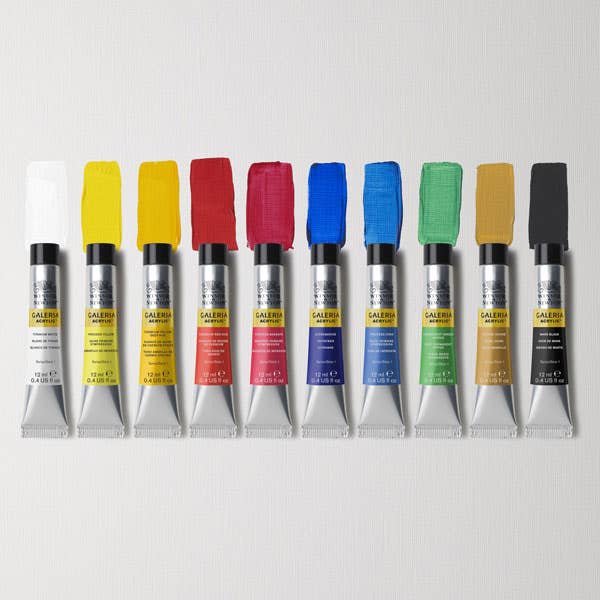 Winsor & Newton Galeria Acrylic 10x12ml Tube Set