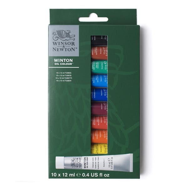 Winsor & Newton Winton Oil 10x12ml Tube Set