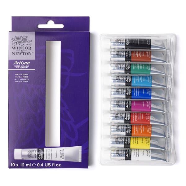 Winsor & Newton Artisan Water Mixable Oil 10x12ml Set