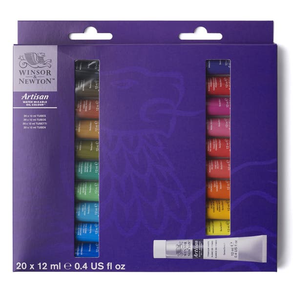 Winsor & Newton Artisan Water Mixable Oil 20x12ml Set
