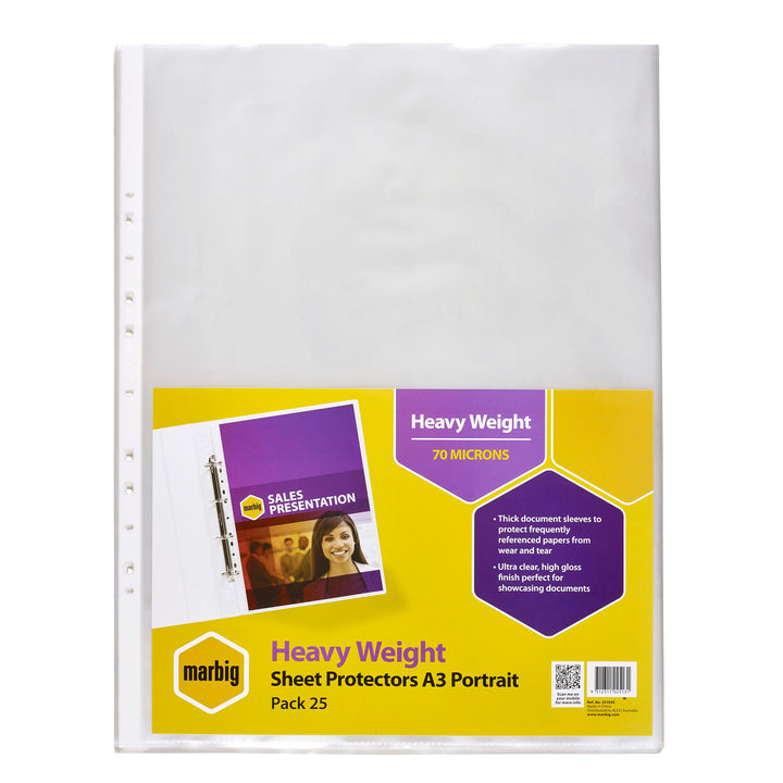 Marbig Heavy Weight Sheet Protectors