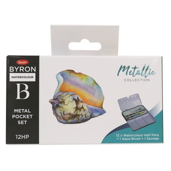 Byron Watercolour Metallic Pocket Set