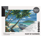 Reeves Artist Acrylic Paint by Numbers Tropical Beach