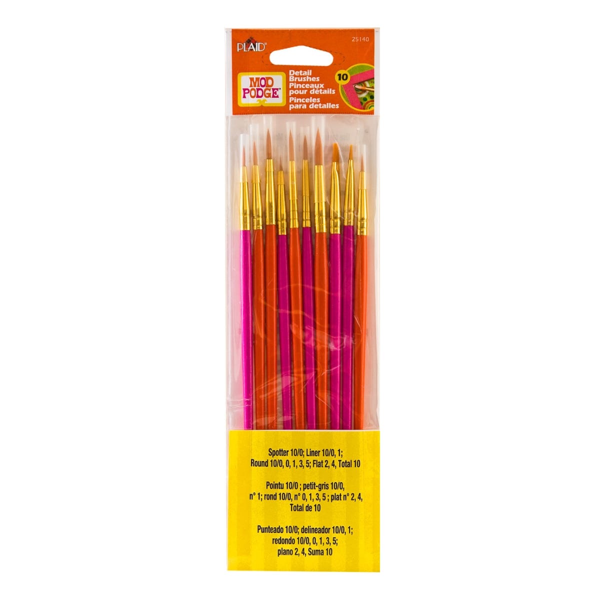 Mod Podge Detail Brush Set