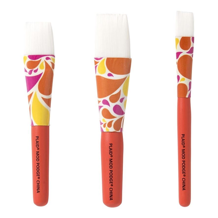 Mod Podge Short Handle Brush Set