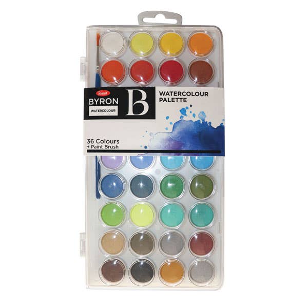 Byron Watercolour Palette Disc Sets