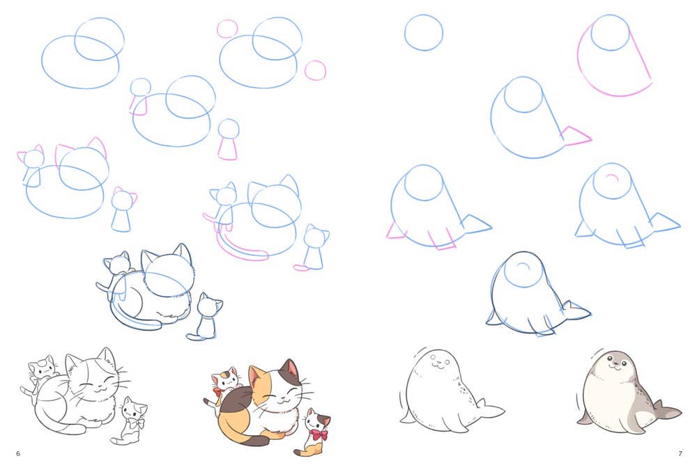How to Draw Kawaii Book