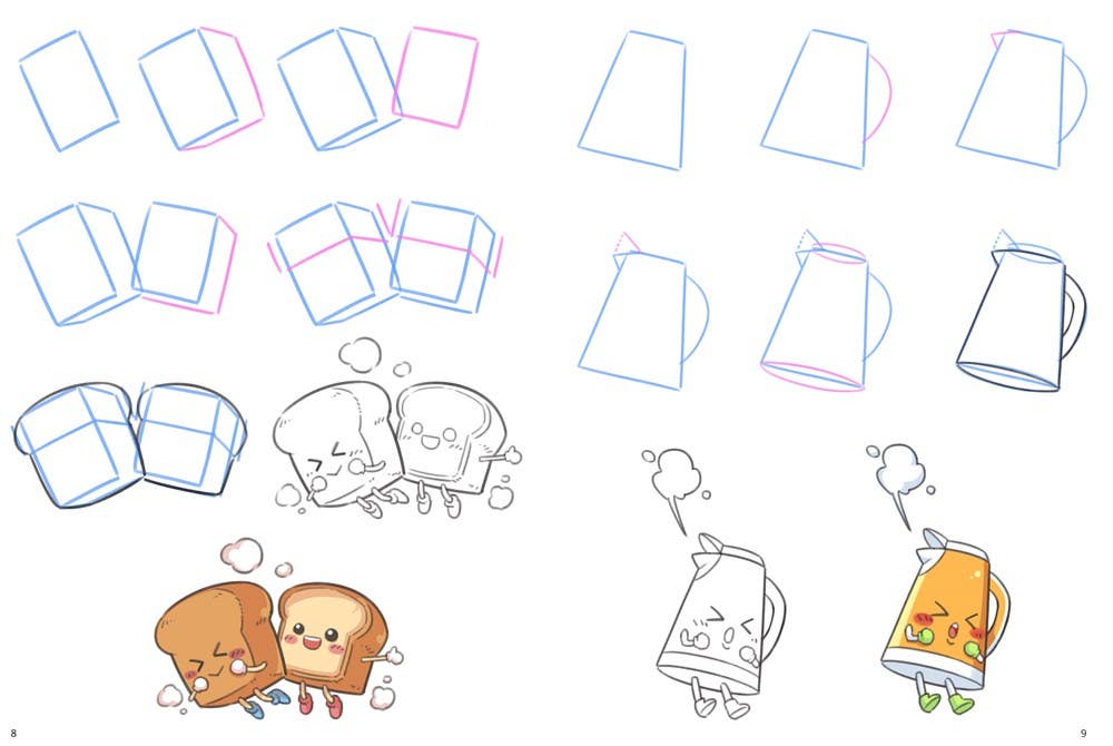 How to Draw Kawaii Book