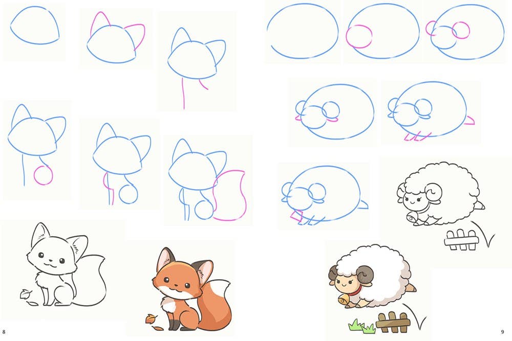 How to Draw Kawaii Animals Book