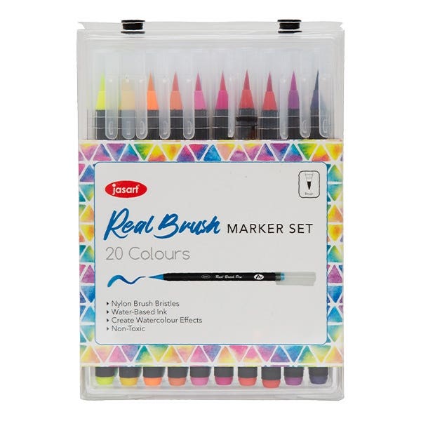 Jasart Real Brush Marker Sets