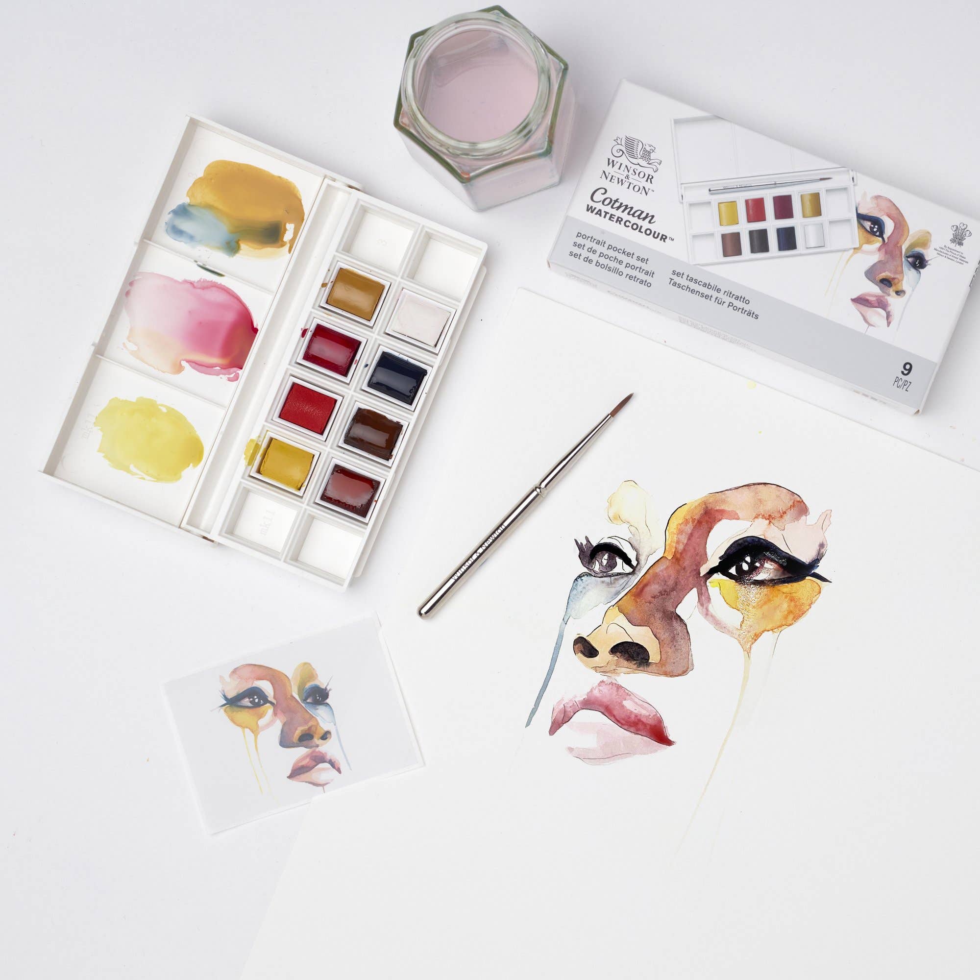 Winsor & Newton Cotman Half Pan Watercolour Pocket Sets