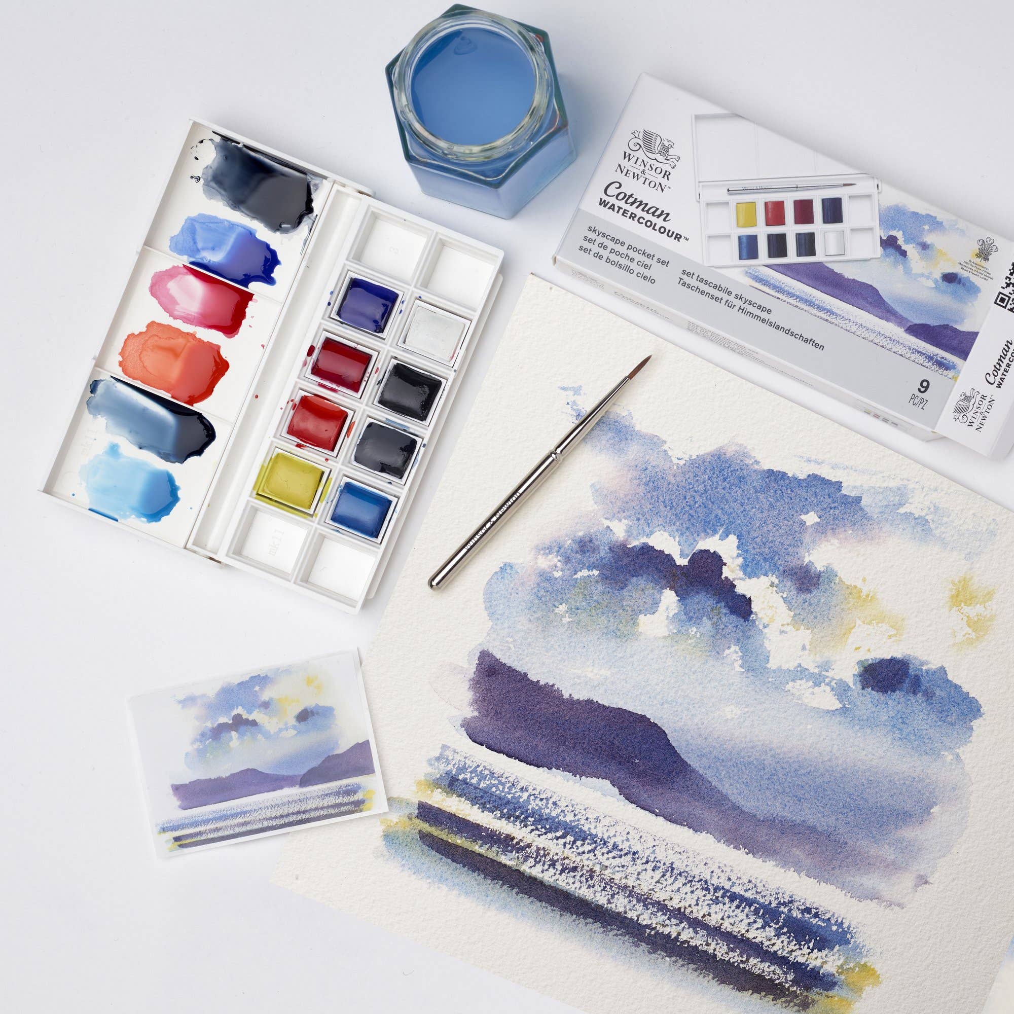 Winsor & Newton Cotman Half Pan Watercolour Pocket Sets
