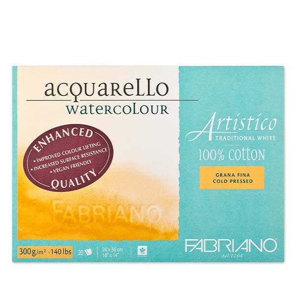 Fabriano Artistico Enhanced Watercolour Blocks