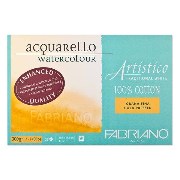 Fabriano Artistico Enhanced Watercolour Blocks