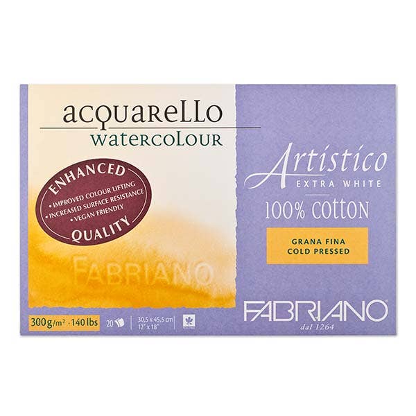 Fabriano Artistico Enhanced Watercolour Blocks