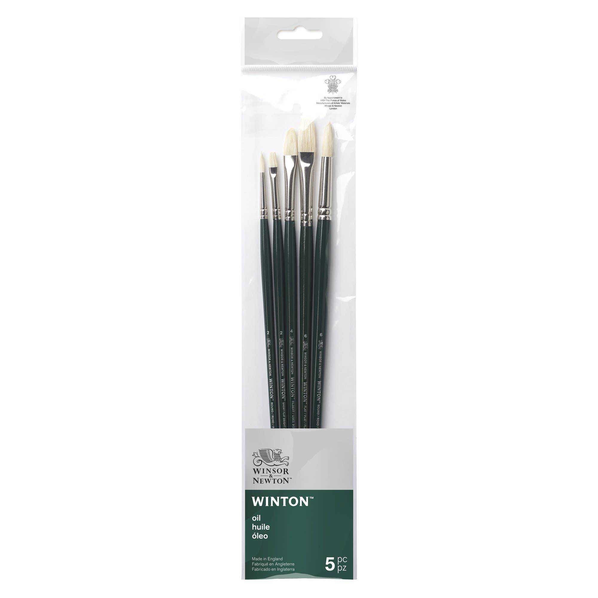 Winsor & Newton Winton Hog Hair Brush Sets