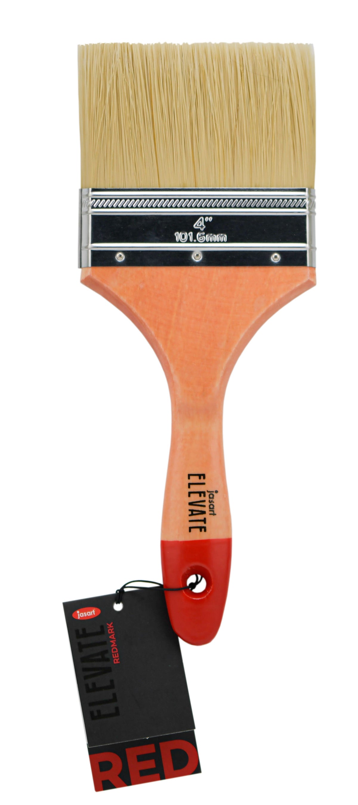 Jasart Elevate Redmark Flat Brushes White