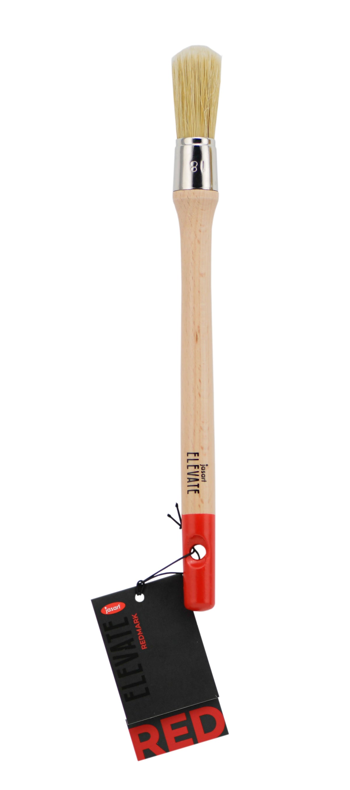 Jasart Elevate Redmark Round Brushes White