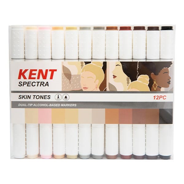 Kent Spectra Graphic Design Marker Sets of 12
