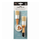 FolkArt Home Decor Small Paint And Wax Brush Set