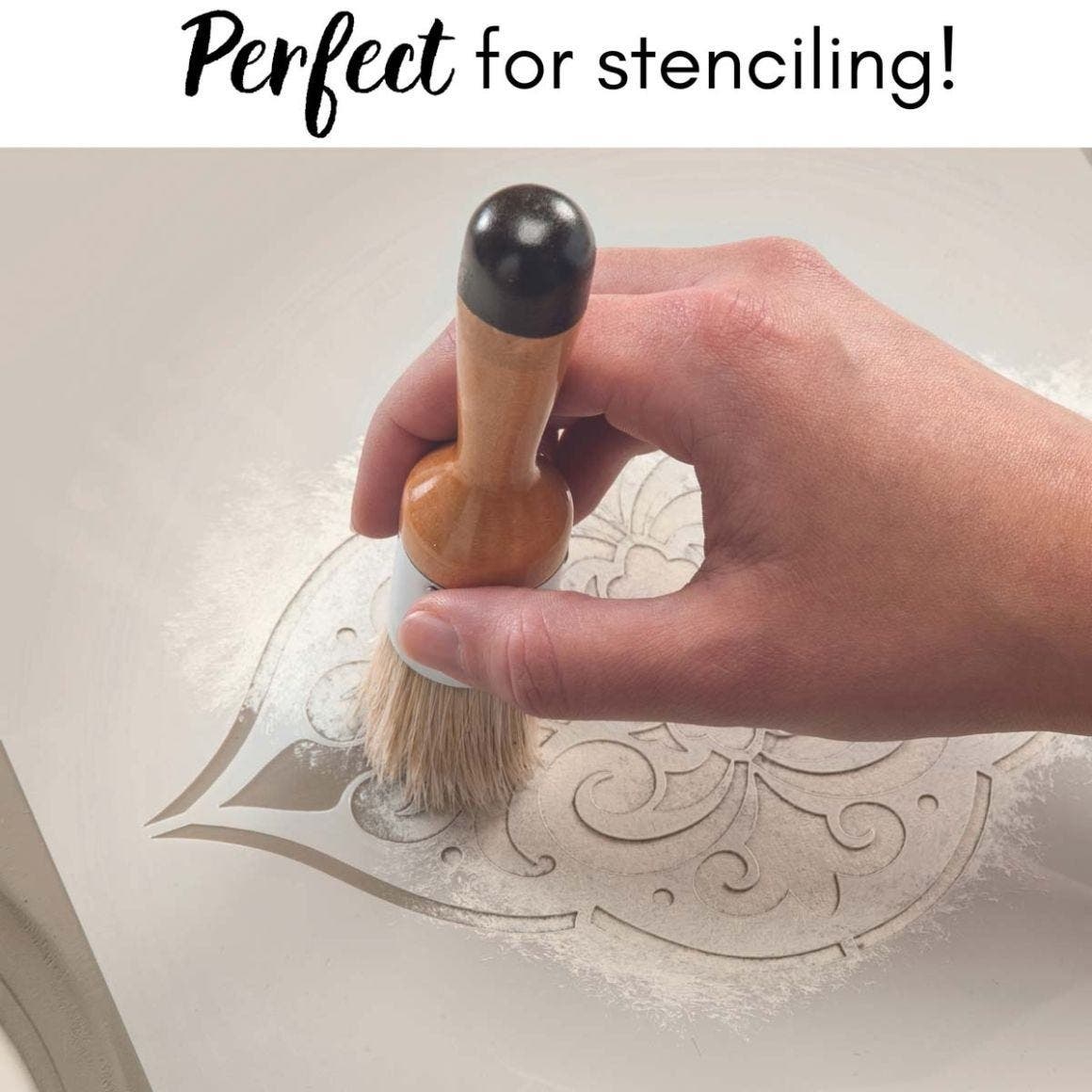 FolkArt Home Decor Small Paint And Wax Brush Set