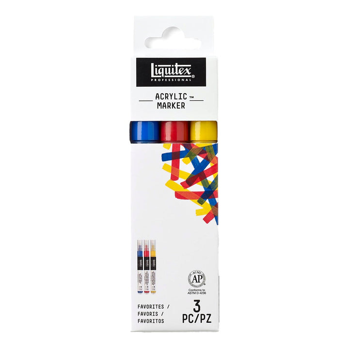 Liquitex Professional Paint Marker Favourite 4mm Set 3